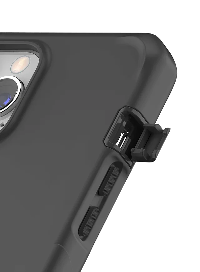 Itskins Supreme Solid iPhone 13 Pro Cover - Charcoal Black - Tashqila Itskins Supreme Solid iPhone 13 Pro Cover - Charcoal Black - Tashqila